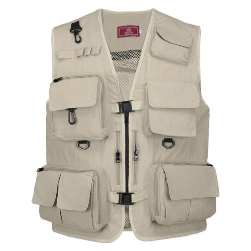 Shop Generic Men Fishing Jacket Vest Quick-drying Mesh Multi