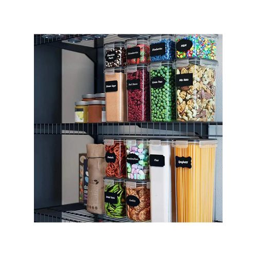 product_image_name-Generic-30-Pcs Plastic Lunch Box Set - Microwave & Freezer Safe Food Storage Containers-4