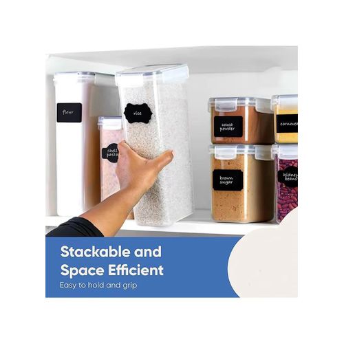 product_image_name-Generic-30-Pcs Plastic Lunch Box Set - Microwave & Freezer Safe Food Storage Containers-6