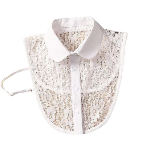 White Peter Pan Collar, White Detachable Collar, Round Collar