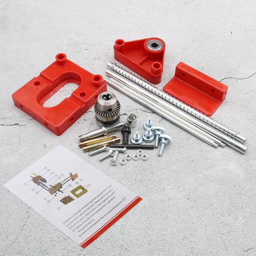 Generic Adjustable Woodworking Drill Guide Locator – Precision Drilling Jig Template for Accurate Hole Positioning - image 8