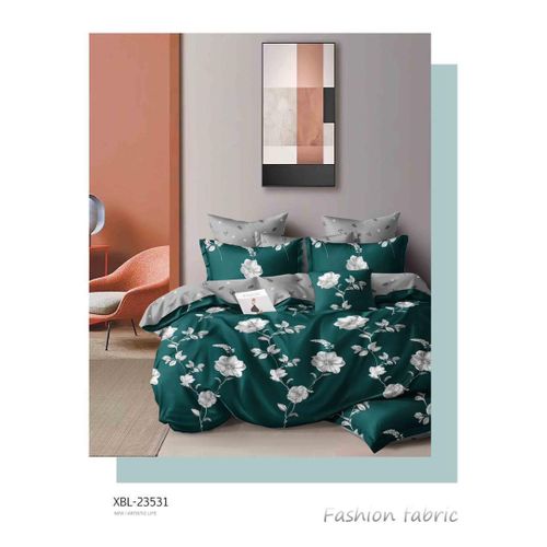 Generic Elegant Bedsheets King-size 1 Bedsheet 3 pillow cases (4pcs) -Multi