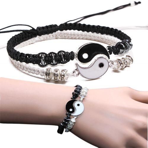 product_image_name-Dou-color-2Pcs/Set Couple Yin-Yang Tai-Chi Bracelets For Best Friends Lovers Valentines-1