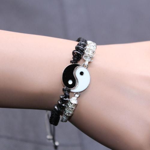 product_image_name-Dou-color-2Pcs/Set Couple Yin-Yang Tai-Chi Bracelets For Best Friends Lovers Valentines-4