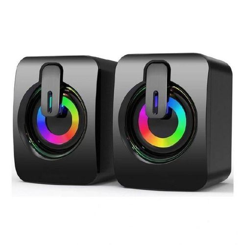 Generic The Small Stereo Speaker Usb Wired Subwoofer Is Suitable For Laptops And Desktop Computers - image 2