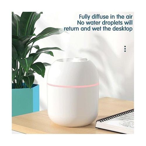 White Label 220ml Capacity Cute Humidifier - White + Essential oil x 2 - image 2