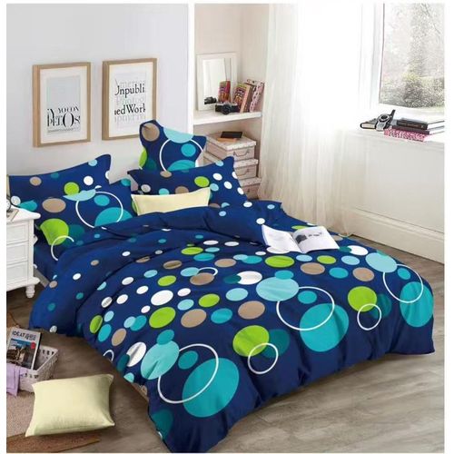 product_image_name-White Label-Elegant Double Size Bedsheets - 3 Pieces - Multicolor-7