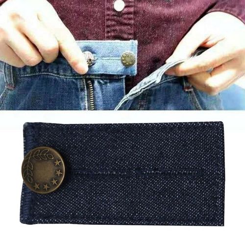 Shop Generic Denim Pants Extender 2 Button Hooks Elastic Waist