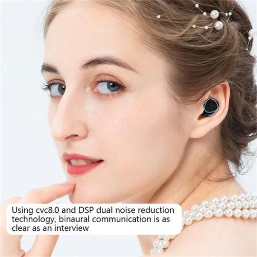 DRASURE Wireless Bluetooth 5.3 Compatible Stereo Waterproof Headset With Microphone - image 7