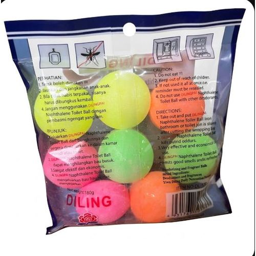 Generic Diling Advance Naphthalene Balls (Camphor) 180g - Multicolors - image 2