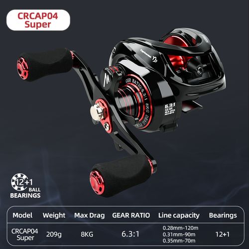 Shop Generic 8kg Max Drag Fishing Reel Professional Ultra Light