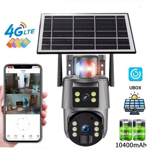 Generic 4G Solar Security Camera Ubox