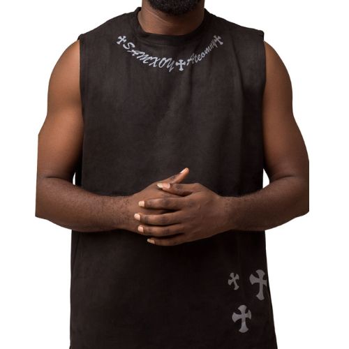 product_image_name-Generic-Premium Armless Tank Top - Red Fitness Wear-3