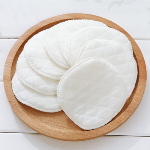 Reusable Nursing Breasst Pads Soft Absorbent Baby Breastfeeding Waterproof  Breasst Pads Pure cotton 2 piece