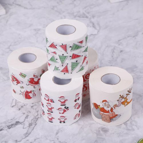 4 Rolls Flower Printed Toilet Paper Bath Tissues Napkins Dropshipping  Decorative Household Supplies Pink - AliExpress