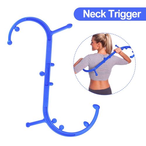 Trigger Point Self Massage Stick Hook Neck Shoulder Back Massager