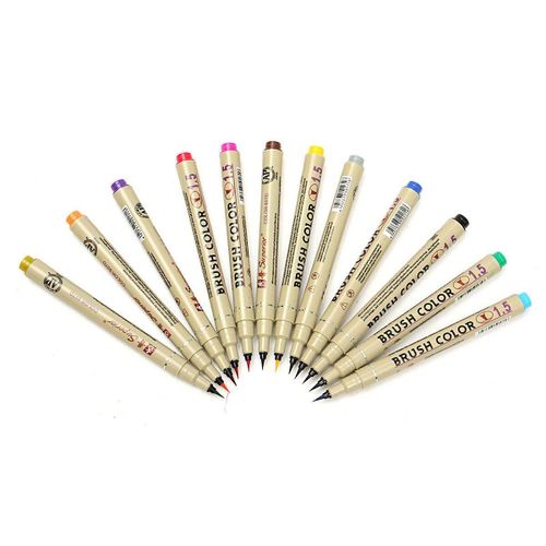 Shop Generic 12 Colors Art Manga Brush Head Paint Copic Graphic