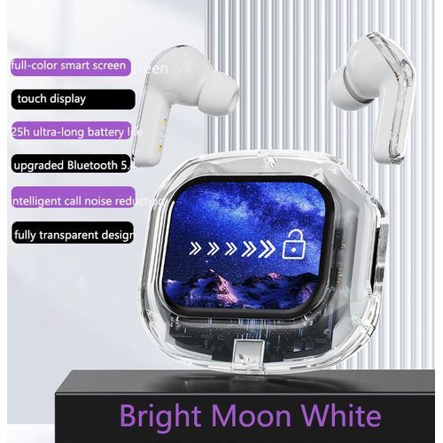 product_image_name-Generic-Wireless Bluetooth Earphone With Mic HeadsetTransparent LCD Display Wireless Bluetooth Gaming Earbuds with Ultra-Long Battery Life, Sports Noise Cancellation-2