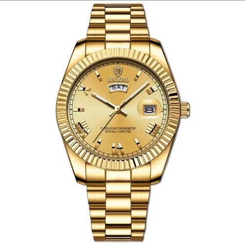 product_image_name-BINBOND-Mens Stainless Watch- Gold-1
