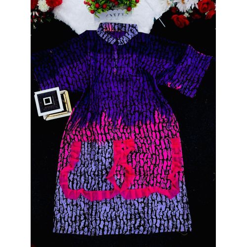 product_image_name-Generic-Fashion Ladies Printed Free Dress - multicolor-1