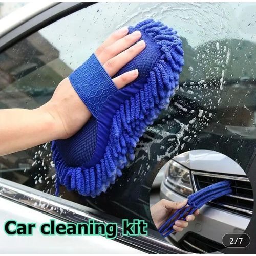 AD 2pcs Car Cleaning Kit - Multicolour