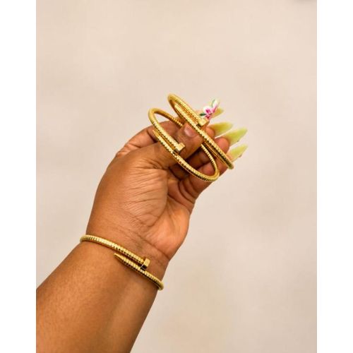 Fashion Spiral cuff bangles