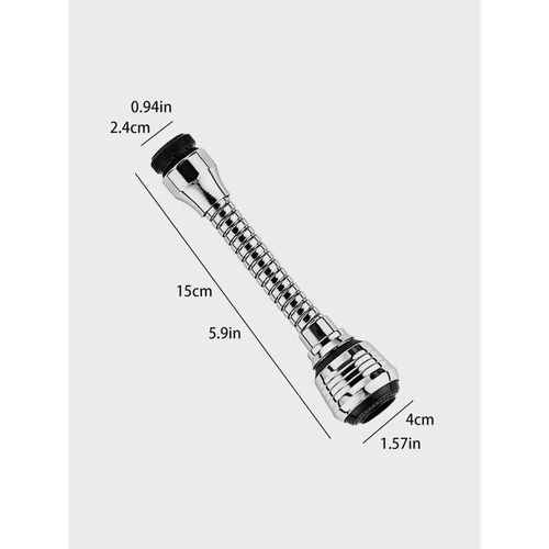 product_image_name-Generic-1pc Stainless Steel Connector, Modern Faucet Adapter For Home-3