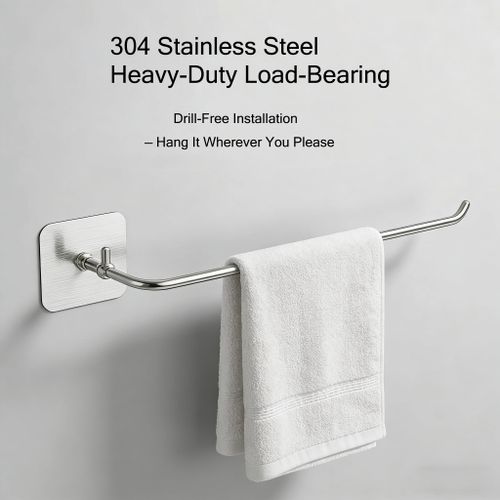 product_image_name-Generic-Stainless steel cling film dispenser, paper towel holder, stainless steel punch-free wall-mounted cup holder, kitchen storage rack, tissue holder.-1