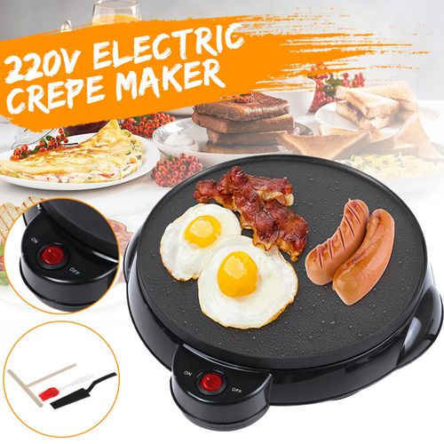 Electric Crepe Maker Griddle 10 Inch Pancake Maker 