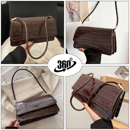 product_image_name-STY-Ladies Underarm Bag Women Small Bag Phone Bag Imitation Crocodile-skin pattern bag Purses-6