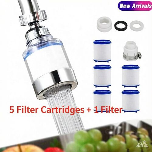 Generic Faucet Water Filter Tap Filtration Kitchen, Bathroom Sink Mount Purifier System.