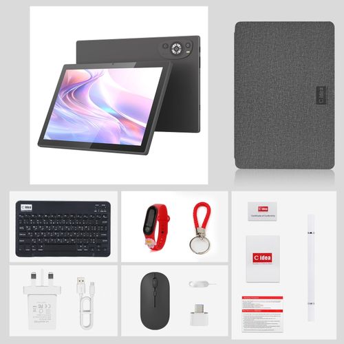 product_image_name-C Idea- CM8200 10.1 Inch TabIet Android 14 Lightweight Adult Tablet with 8GB RAM 1TB ROM with Case Black-2
