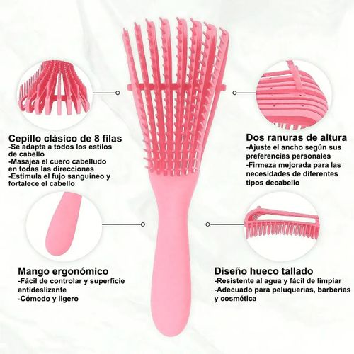 product_image_name-ARHANORY-11pcs/Set Hair Brush Set Portable Spray Refillable Bottles Kit Hair Styling Set Brush Comb Braiding Tool-8