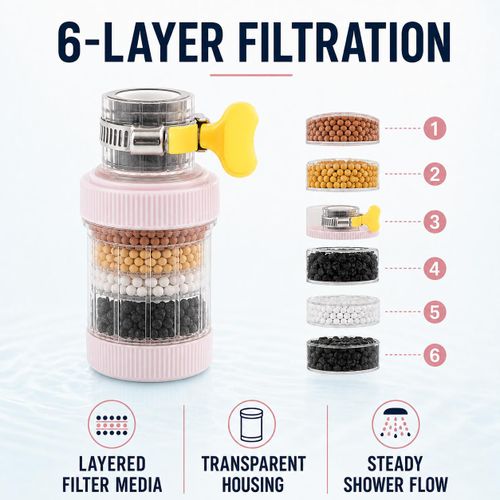 Cloudoon Water Filter – Multi-Layer Purification for Clean & Safe Tap Water, Easy Installation, Fits 15–32mm Faucets - image 2