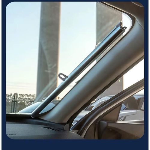 Generic Window Blackout Curtains,Retractable Car Sunshade with Suction Cups, No Drill Roller Curtain - image 2
