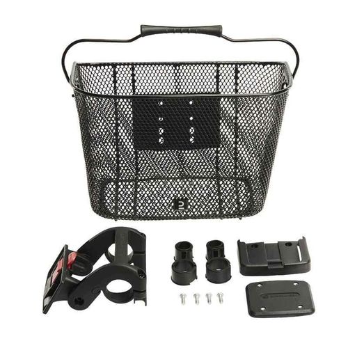product_image_name-Decathlon-Kids' Metal Bike Basket - Black-2