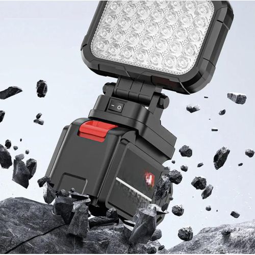 Generic Rotatable LED Work Light -Also Serves as a Dual-USB Power Bank