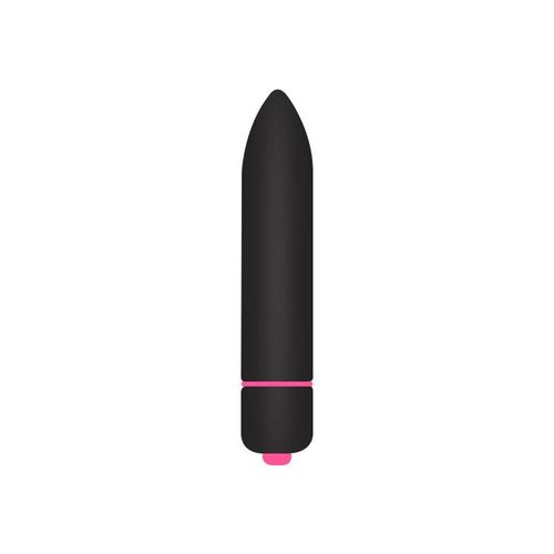 product_image_name-Generic-Mini ten frequency pointed frosted eldest son bullet vibrator, female egg vibrator-Rose red and black-1