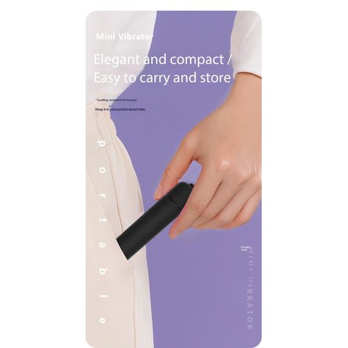 product_image_name-Generic-Mini ten frequency pointed frosted eldest son bullet vibrator, female egg vibrator-Rose red and black-6