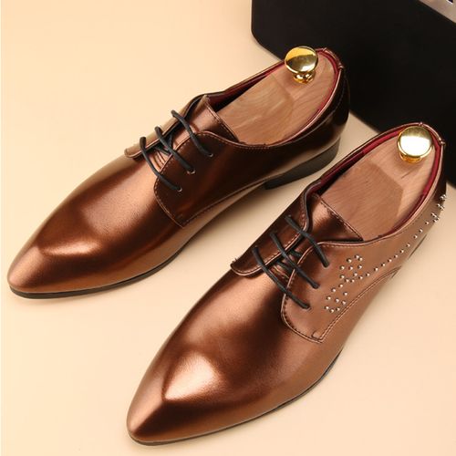 Shop Flangesio Men Shoes Luxury High-end Custom Men Formal Shoes ...