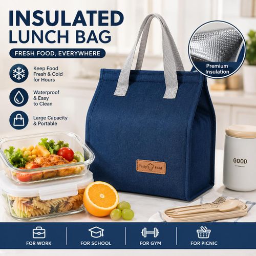 Generic Portable Insulated Thermal Lunch Bag