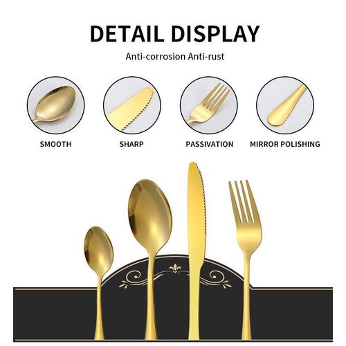 Other Quality 24 pieces Stainless Steel Cutlery Set - image 2