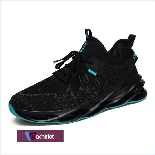 product_image_name-Machislet-Men's Shoes Training Shoes Casual Shoes Athletic Summer Shoes - Black - Black - 41-3