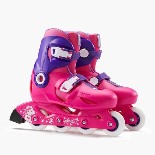 product_image_name-Oxelo-Play 3 Kids' Skates - Pink/purple-5
