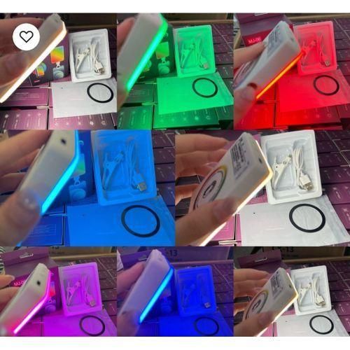 product_image_name-Generic-Magnetic Rgb Mini Led Light Mobile Phone Fill Light MJ-06 Very very strong light very high - White-4