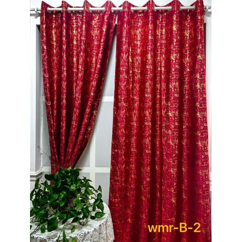 product_image_name-Generic-2-in-1 Luxury Window Curtain High Quality - 150cm x 240cm - Multi-1