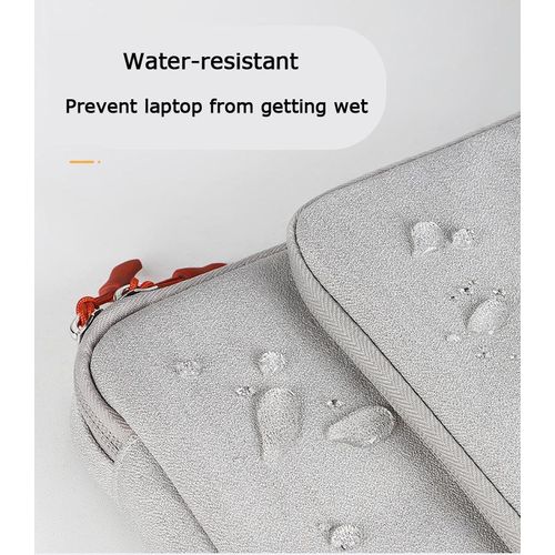 Generic Premium Water-Resistant Laptop Bag with Handle & Accessory Pocket – Shockproof Protective Laptop Bag- Beige - image 4