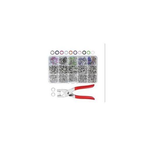 Generic Professional button fastening kit (200 buttons + pliers)