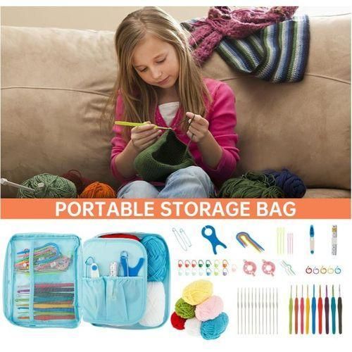 Generic Crochet Kit with Storage Bag, Crochet Set, DIY, 68 Pieces - image 5