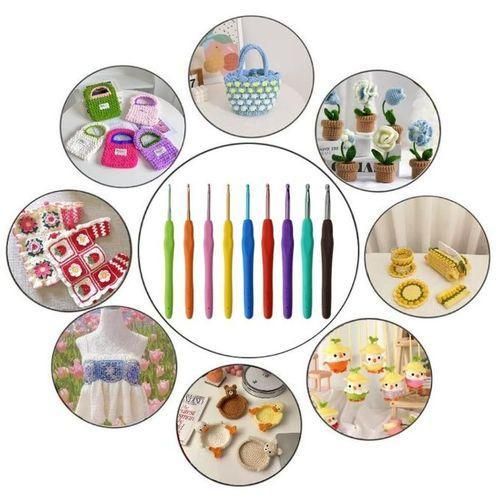 Generic Crochet Kit with Storage Bag, Crochet Set, DIY, 68 Pieces - image 6